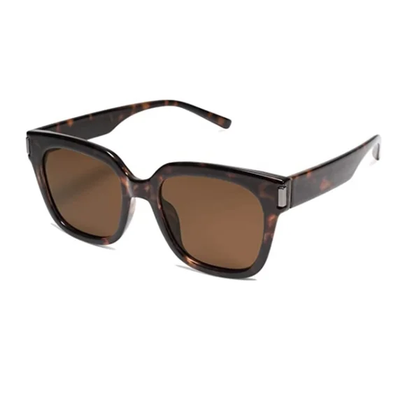 💫Tortoise Brown Classic Polarized Sunglasses for Women Men Trendy Square - Picture 4 of 4